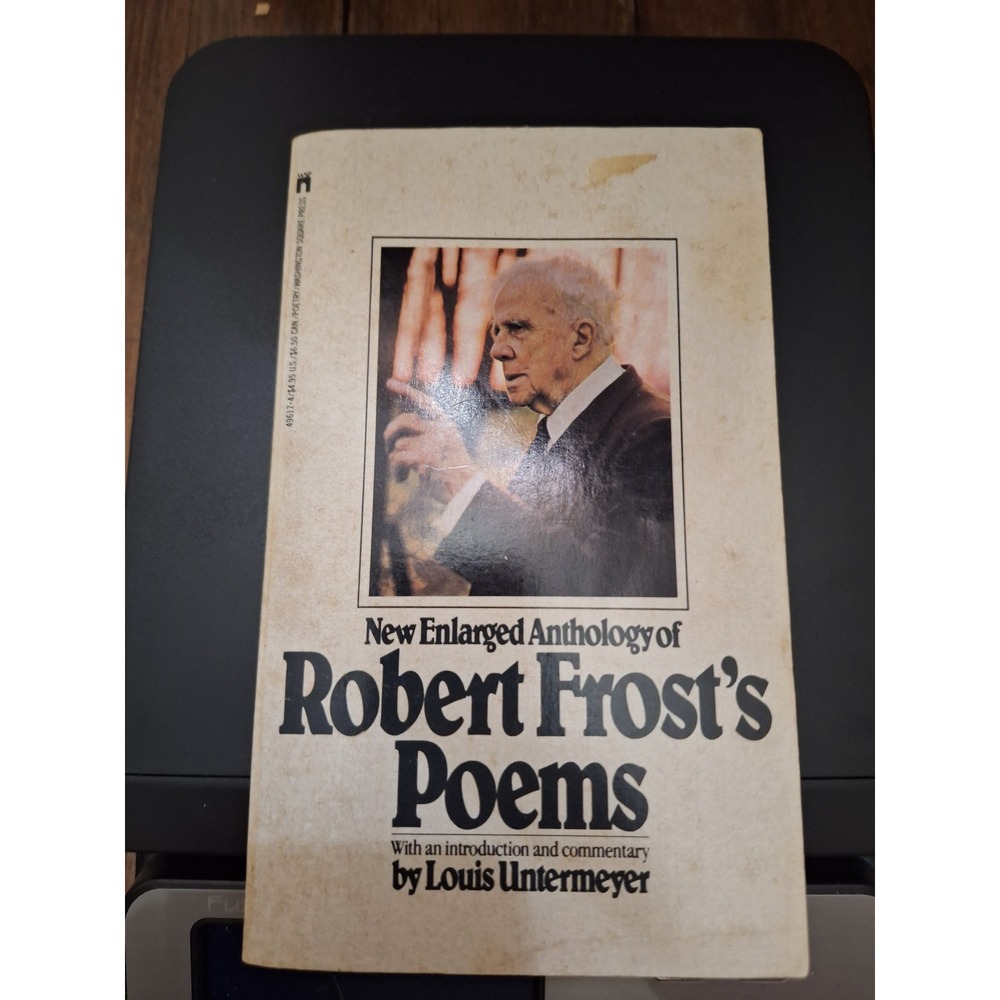 Robert Frost's Poems New Enlarged Anthology Louis Untermeyer Paperback Vintage